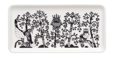 Servierschale Iittala Taika Rechteckig Schwarz (12 x 24 cm)