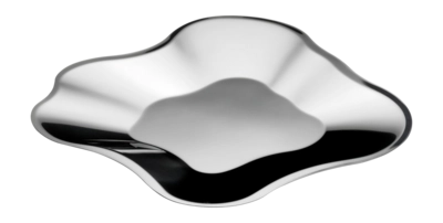 Dekoschale Iittala Alvar Aalto Edelstahl Silber 50 cm