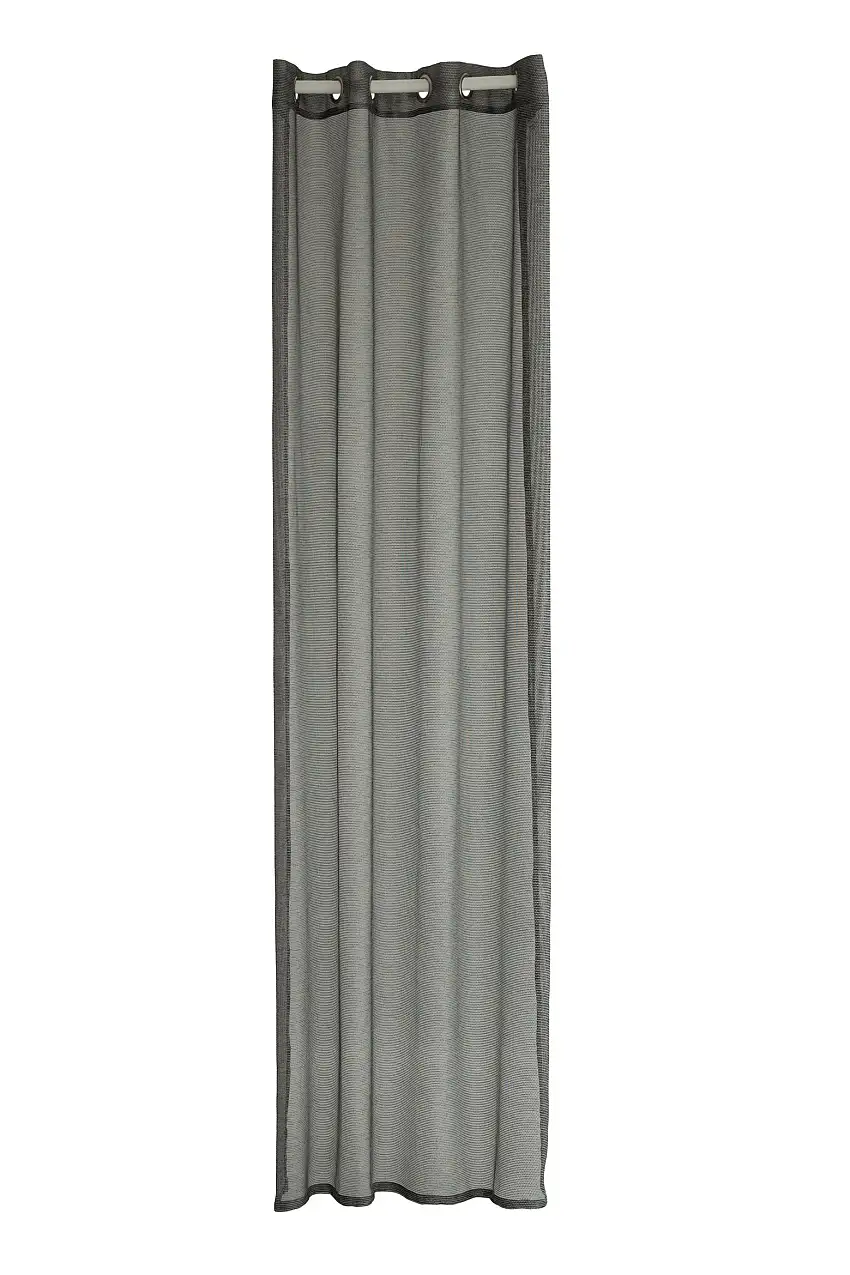 Ösenschal Hannah silber / anthrazit BxH 140x245cm