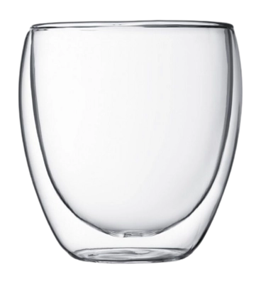 Glas-Set Bodum Pavina Transparent 250 ml (Set von 6 Stück)