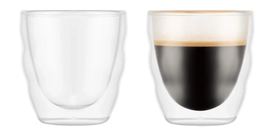 Glas Bodum Pilatus Transparent 80 ml (Set von 2 Stück)