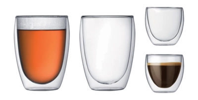 Glas Bodum Pavina Transparent 80 ml (Set von 4 Stück)