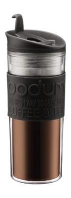 Reisebecher Bodum Travel Mug Black 450 ml