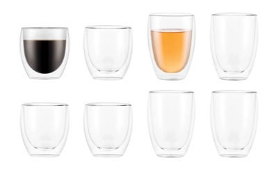 Glas-Set Bodum Pavina Set Transparent (Set von 8 Stück)