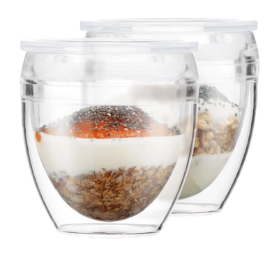 Glas Bodum Pavina To Go Transparent 200 ml (Set von 2 Stück)