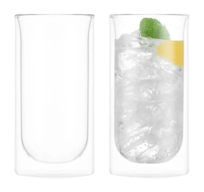 Gin Tonic Glas Bodum Skål Transparent 280 ml (Set von 2 Stück)