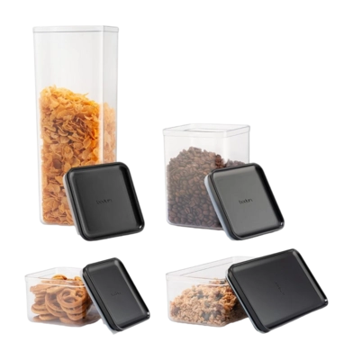 Vorratsdose Bodum Bodum Canteen Black (Set von 6)