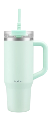 Reisbecher mit Strohhalm Bodum Travel Mug Creamy Mint 1,2I
