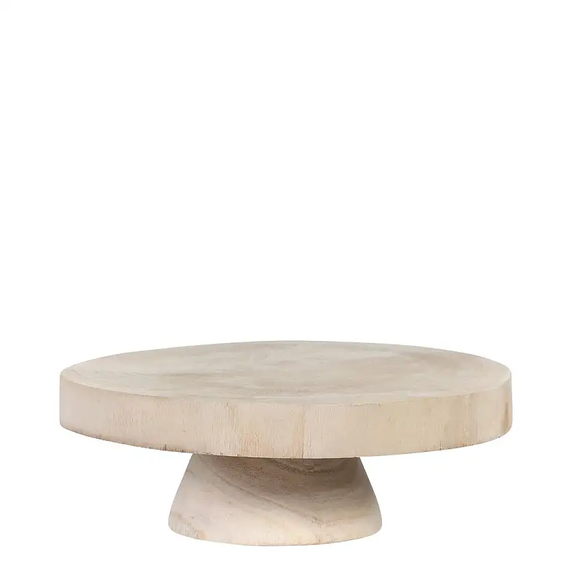 Kleiner Dekorationstisch Pia aus Holz- H10,5 x Ø30 cm