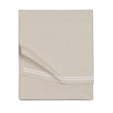 Tischdecke Walra Streifen Sand Baumwolle