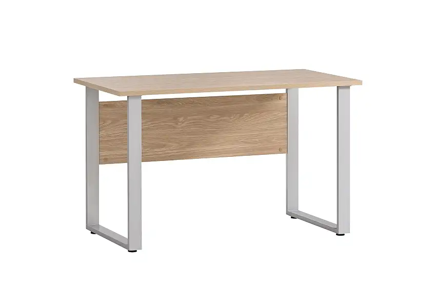 Möbelpartner Schreibtisch Swan | HxBxT 74x120x65cm | Eiche/Weiß