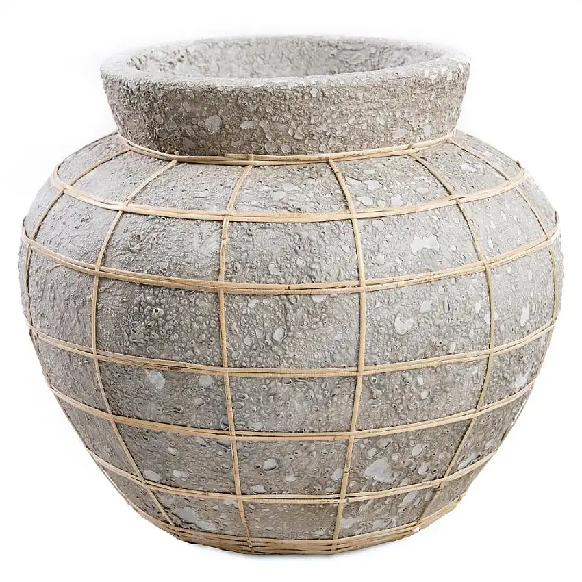The Belly Vase - Beton Natur - L