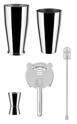 Cocktailshaker Alessi Lunar Eclipse (4-teilig)