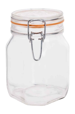 Einmachglas Bormioli Rocco Fido Klempot 1L (Set von 6 Stück)