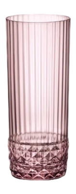 Longdrinkglas Bormioli Rocco America '20s Lilac Rose 40 cl (Set von 6 Stück)