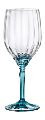 Cocktailgläser Bormioli Rocco Florian Spritz Lichtblau 38 cl (Set von 4 Stück)