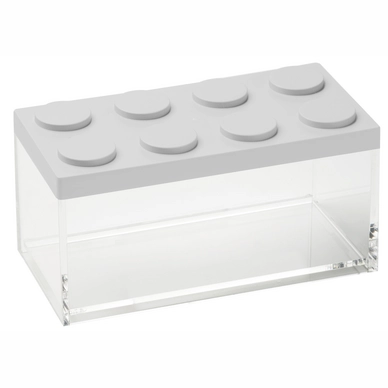 Aufbewahrungsbox Niedrig Omada Brickstore White White 1,5 L