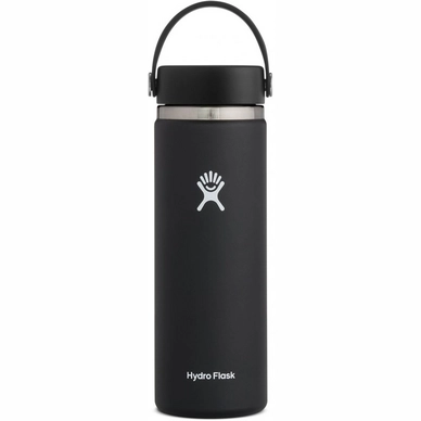 Thermosflasche Hydro Flask Wide Mouth Flex Cap Black 591 ml