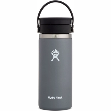 Thermosflasche Hydro Flask Wide Mouth Flex Sip Lid Stone 473 ml