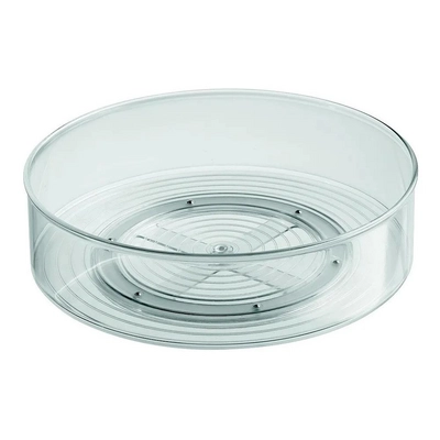 Drehteller iDesign Fridge Binz Transparent (29,2 x 8,6 cm)