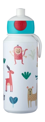 Trinkflasche für Kinder Mepal Pop-Up Campus Animal Friends 400 ml