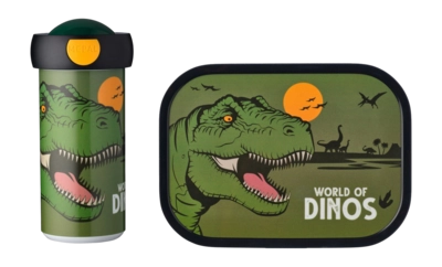 Lunchset Mepal Campus Bento (Schoolbeker + Lunchbox) Dino Dino 300 ml + 750 ml