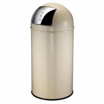 Mülleimer EKO Pushcan Creme 40L