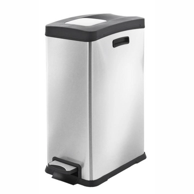 Treteimer EKO Rejoice Step Silber Matt Edelstahl 30L