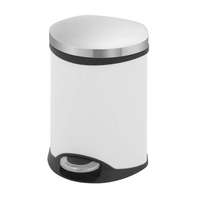 Treteimer EKO Shell Weiß 6L