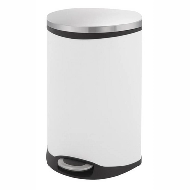 Treteimer EKO Shell Weiß 50L