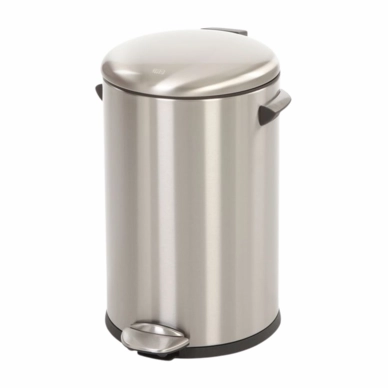 Treteimer EKO Belle Deluxe Silber Matt Edelstahl 12L