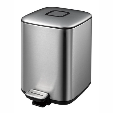 Treteimer EKO Regent Edelstahl Matt 6L