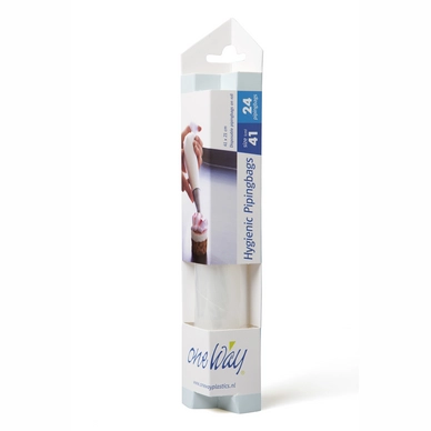 Spritzbeutel One Way Transparent 24