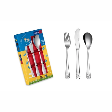 Kinderbesteckset Sola Dieren (3-delig)