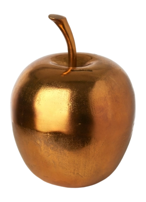 Spardose POLSPOTTEN Moneybox Apple Gold