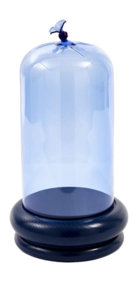 Glasglocke für Deko POLSPOTTEN Vitrine Balloon Dark Blue