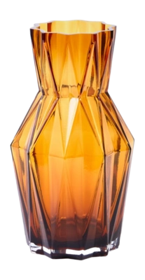 Vase POLSPOTTEN Folds Glas Ocher S