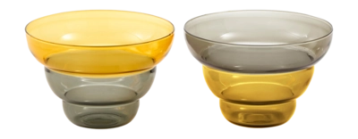 Snackschale POLSPOTTEN Mizu Kiri Yellow (Set von 2)