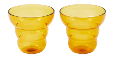 Tumbler POLSPOTTEN Mizu Kiri Yellow (Set von 2 Stück)