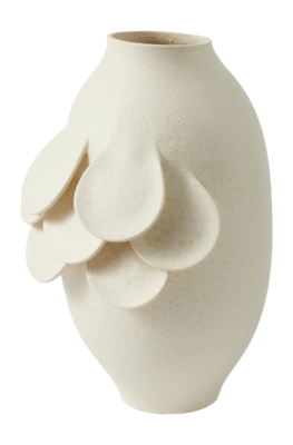Vase POLSPOTTEN Quillie Cream M