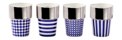 Tasse POLSPOTTEN Aunty Dark Blue (Set von 4)