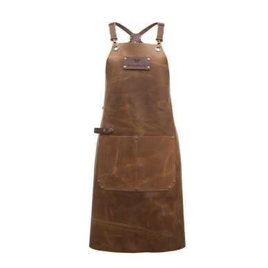 Schürze Ramshorn Casual Cross Mit Tasche Vintage Hellbraun