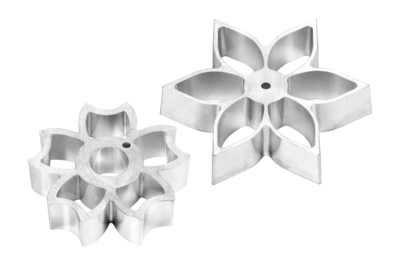 Ausstechformen Plate-It Buñuelos Rosettes Flower Power (2-teilig)