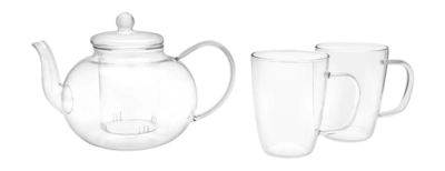 Theeset Bredemeijer Glas 1 L (3-teilig)