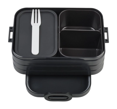 Brotdose Mepal On The Go Bento Take A Break Midi Nordic Black 900 ml