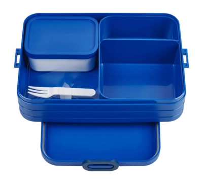 Brotdose Mepal On The Go Bento Take A Break Large Vivid Blue 1,5 L