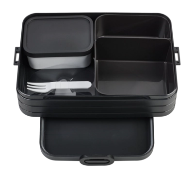 Brotdose Mepal On The Go Bento Take A Break Large Nordic Black 1,5 L