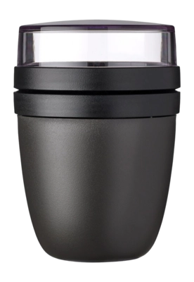 Brotdose Mepal Ellipse Nordic Black 500 ml + 200 ml
