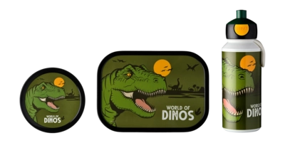 Lunchset Mepal Campus (Pop up + Luncbox + Fruitbox) Dino Dino 400ml + 750ml + 300ml