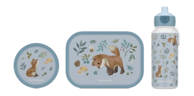 Lunchset Mepal Campus (Pop up + Luncbox + Fruitbox) Forest Friends Friends 400ml + 750ml + 300ml